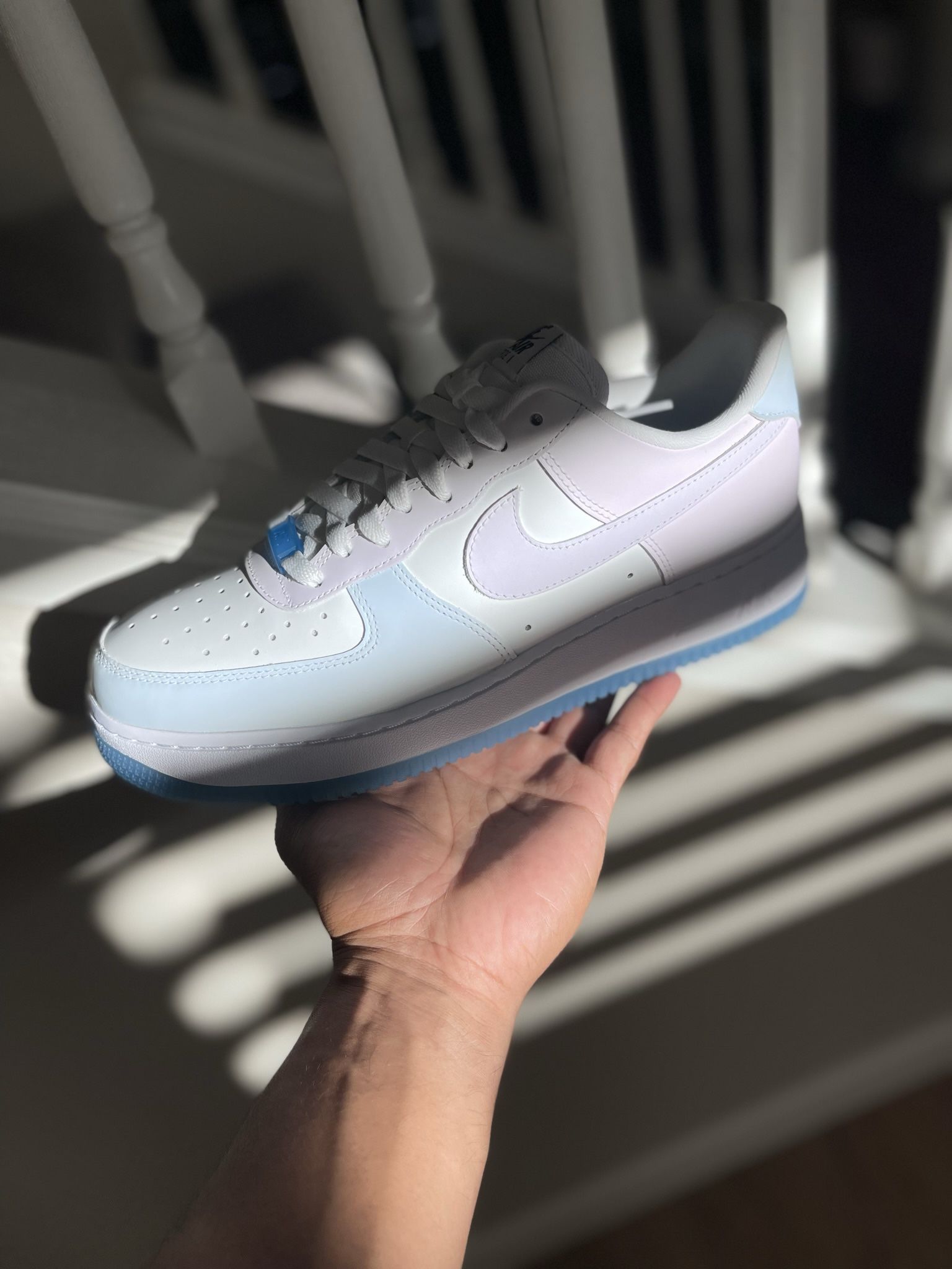 Nike Air Force 1 Lx Uv Reactive Size 11.5w Color Changing