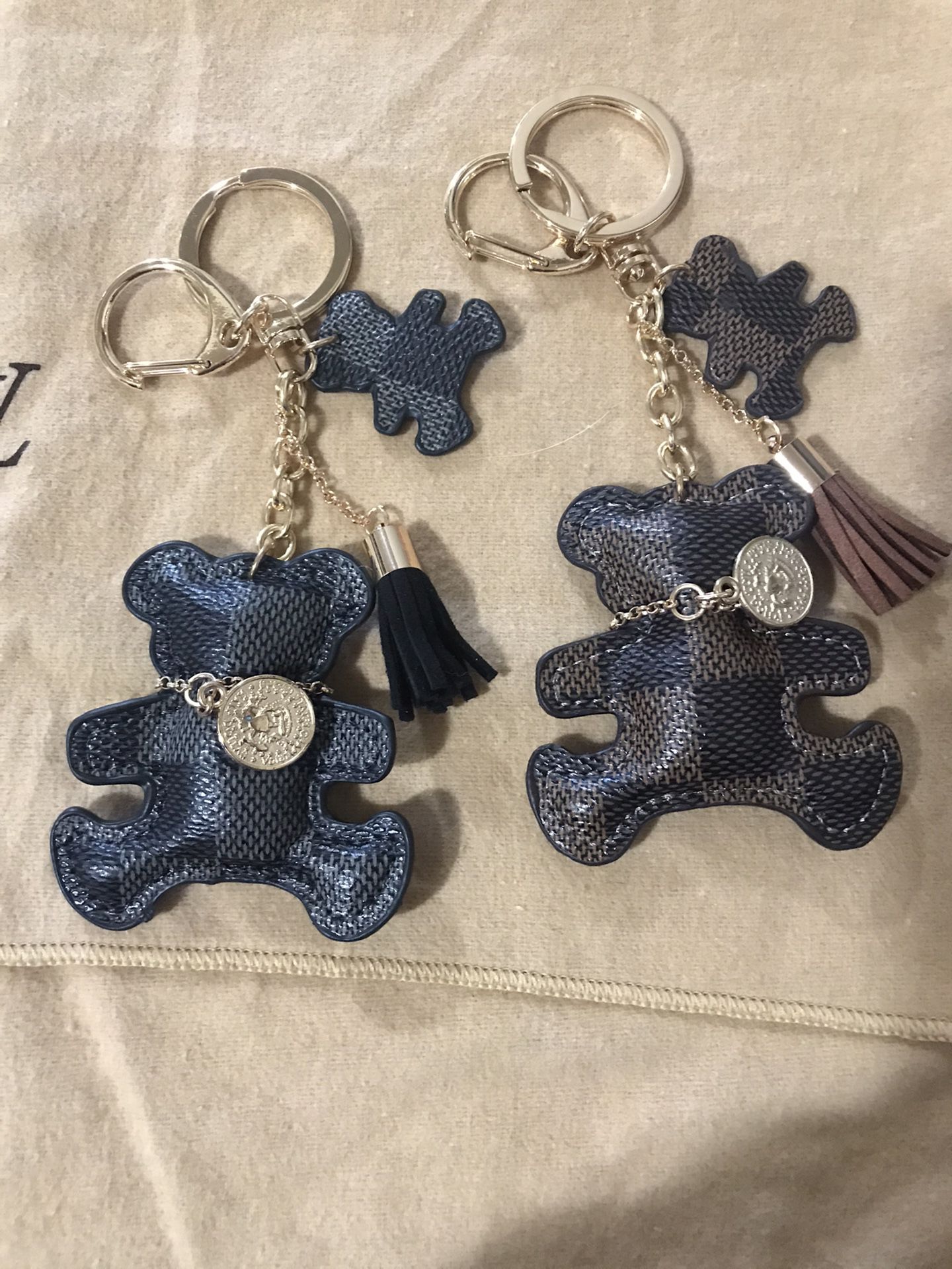 Teddy Bear bag charms/Key rings
