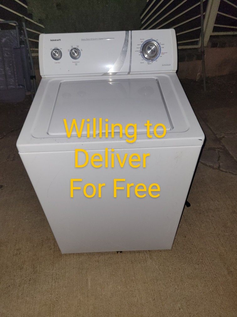 Admiral/ Whirlpool heavy duty washer super capacity