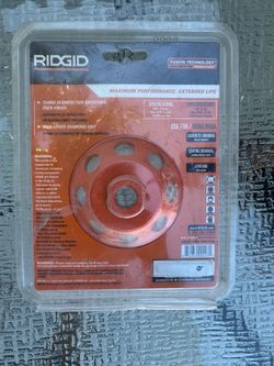 5” ridged concrete grinding disc