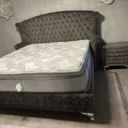 New Grey King Bedroom Set