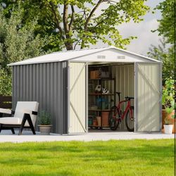 ❤️8x10 FT Outdoor Storage Shed