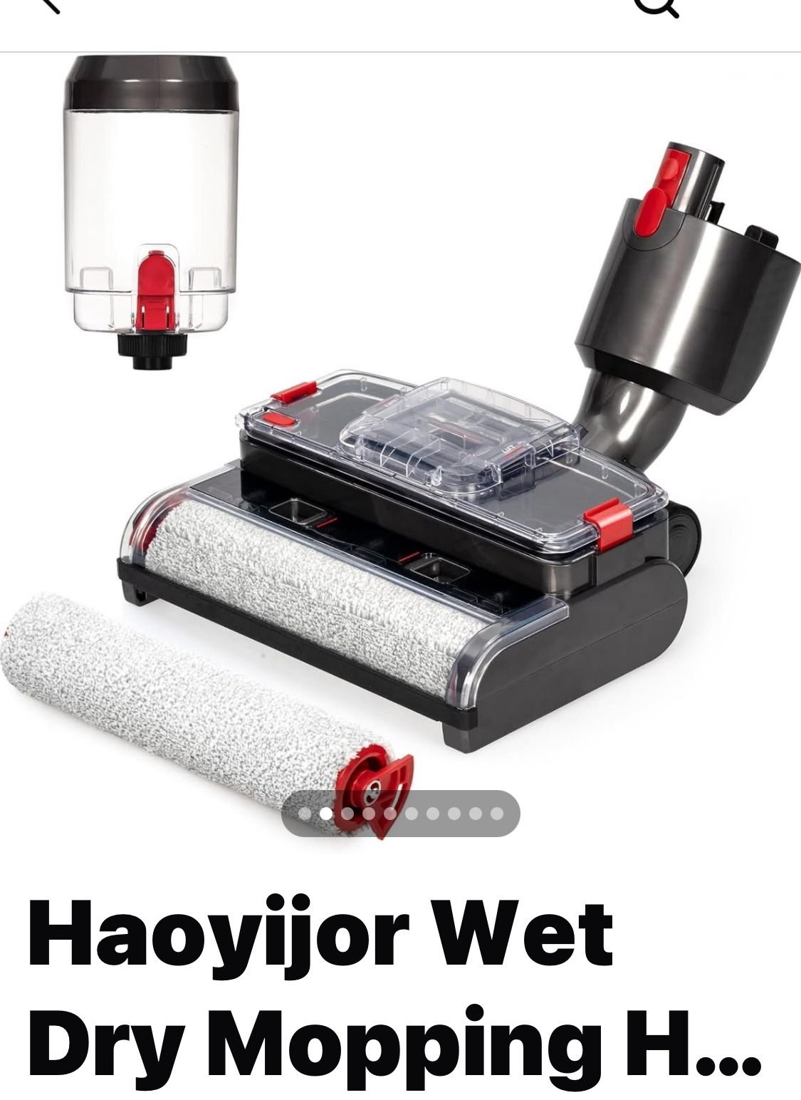 Haoyijor New Wet/Dry Mop Attachment Head For Dyson Vacuums
