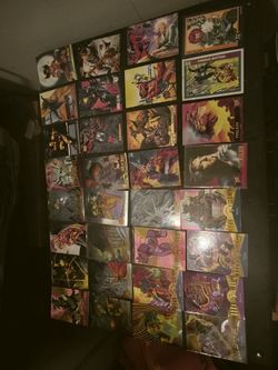 63 Cards Lot Marvel And DC Trading Cards