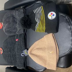 Beanies, Fuzzy Hats, Levi/Polo ,New Era, Black, Gray, Tan