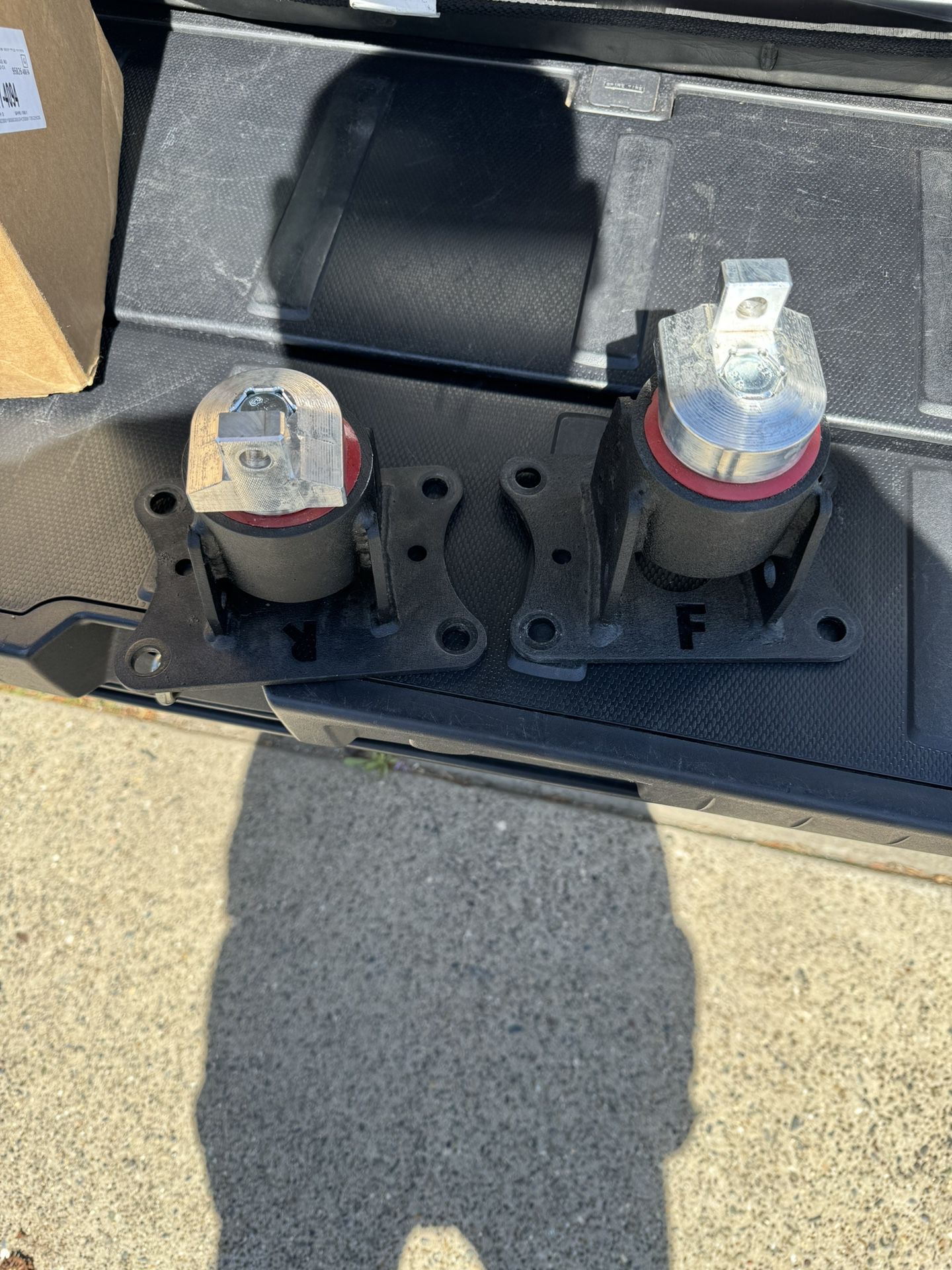 2 Engine Mounts By Innovation For A 2003-2007 Honda Accord And Acura Tsx With 2.4 Liter Engine They Have 200 Miles On Them A Little to Rigid For Me