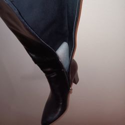 Black Knee High Boots ( Women's 8)