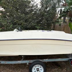 1997 Sea-Pro Pioneer 16'7" Jet Boat With Trailer. Starts. https://offerup.co/faYXKzQFnY?$deeplink_path=/redirect/ Hand