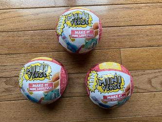 Lot of 3 MGA's Mini Verse Make It Mini Lifestyle Series 2 