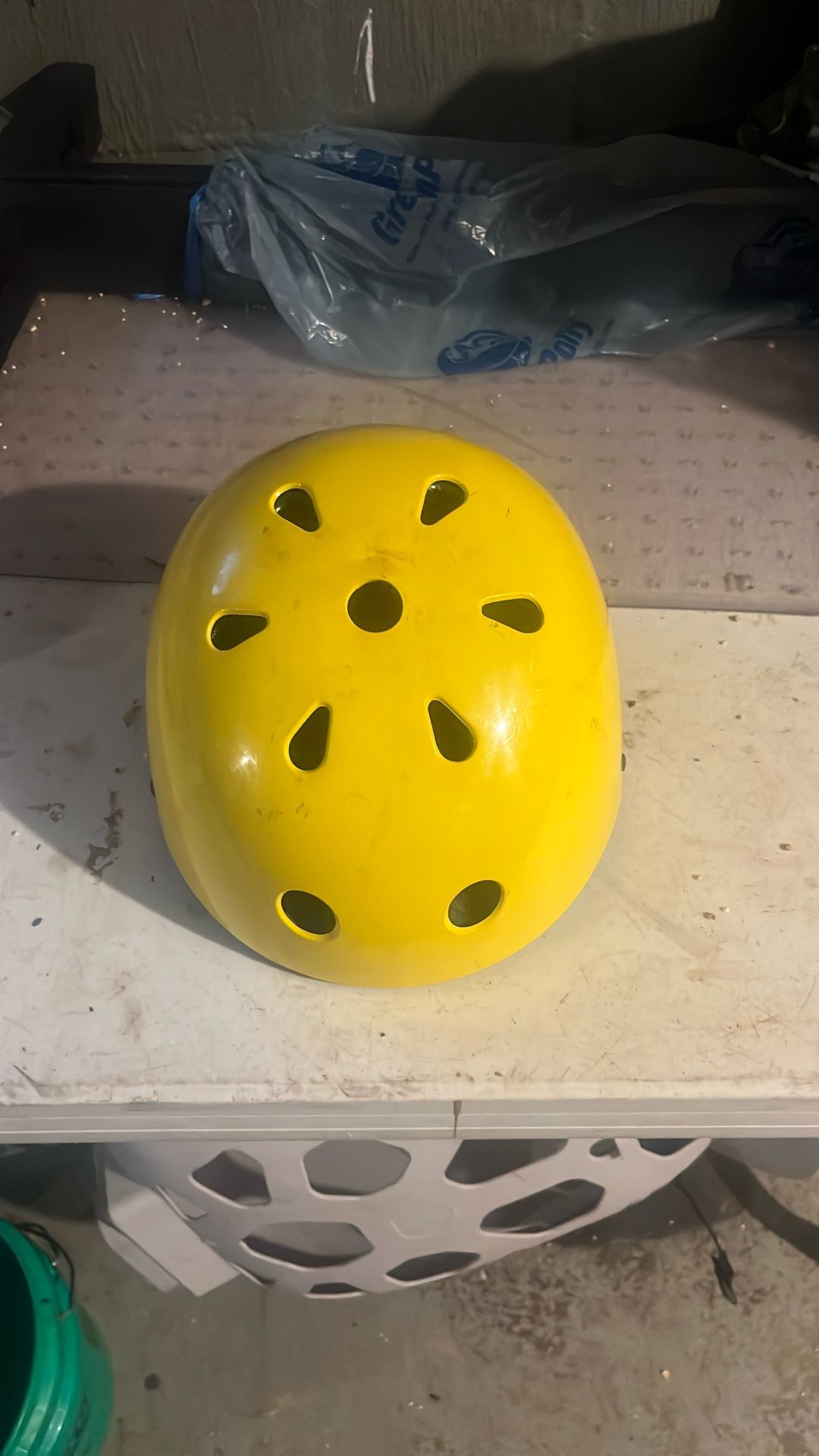 Yellow Bicycle Helmet