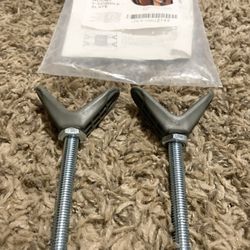 Qdos Y-Spindles for Qdos Pressure Mount Baby Gates 2-Count White, 3”
