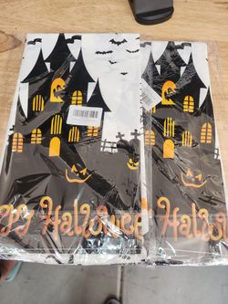 2pc halloween table cover set