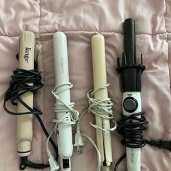 Straighteners & One Curler 