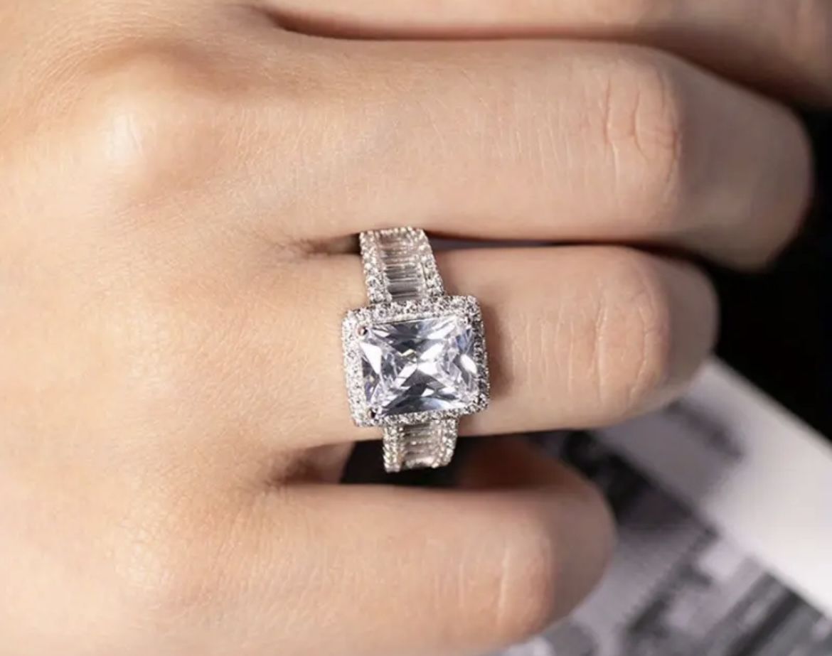 Engagement Ring With Box
