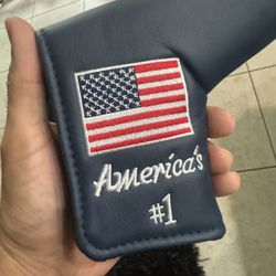 Pebble beach putter head cover new 