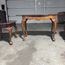 Antique 4 Pc Table Set