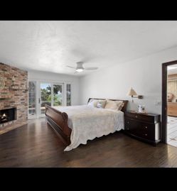 Wood bed frame