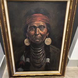 Large Severo Zavaleta painting