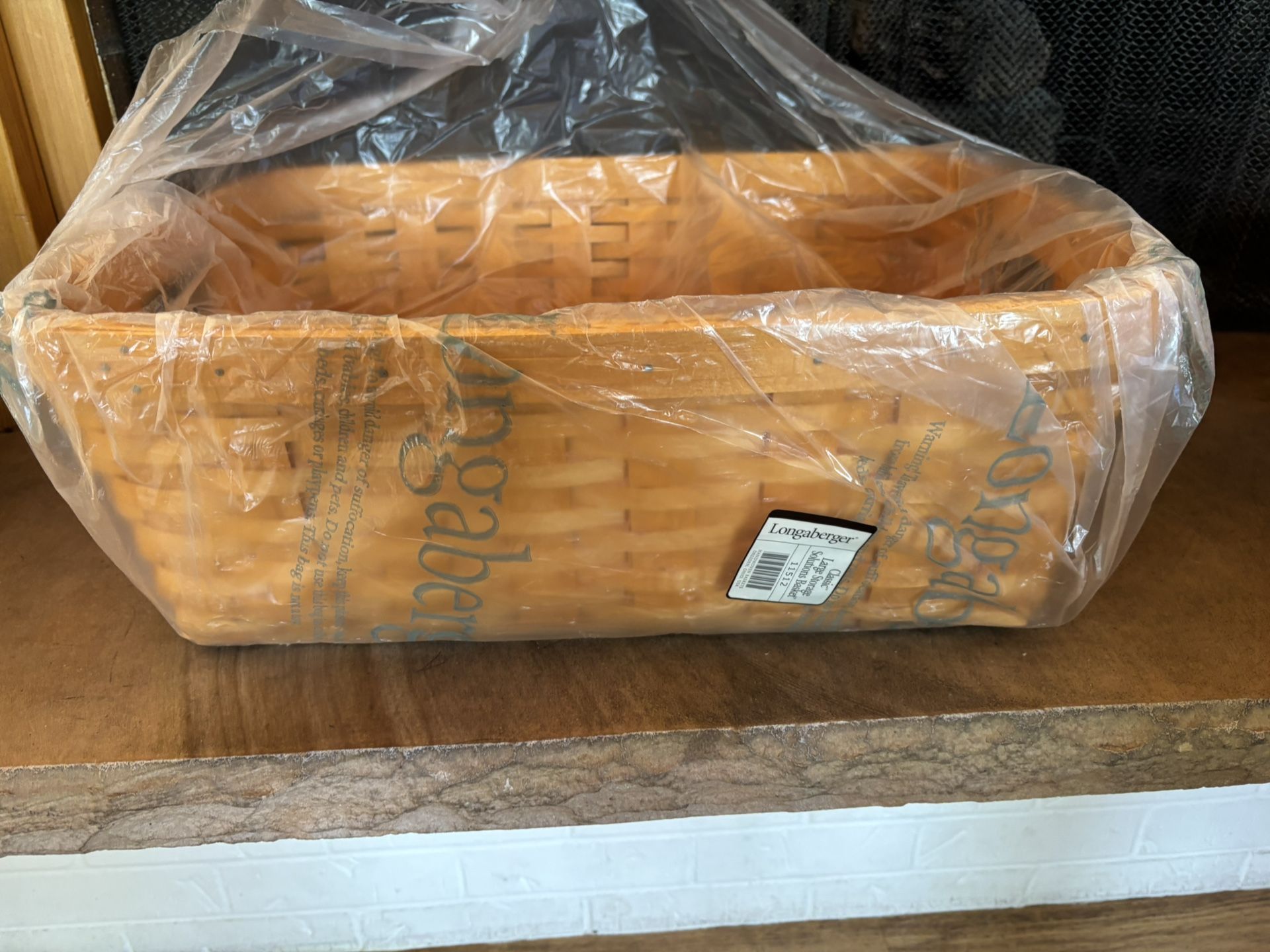 Longaberger NWT Vintage Collectible Large Storage Solutions Classic Basket