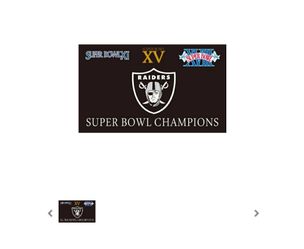 Raiders Superbowl Flag