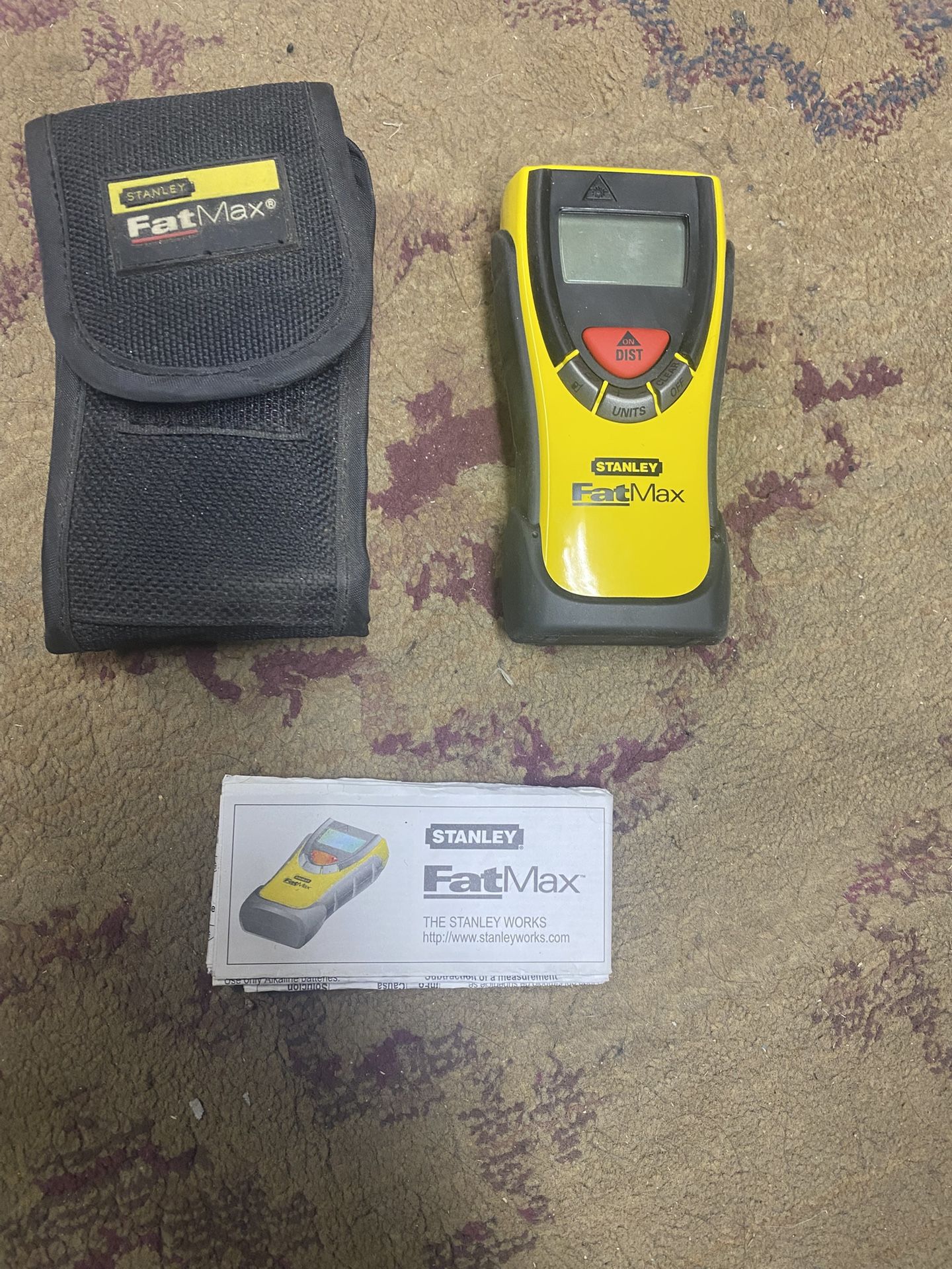 Stanley Fat max Laser Distance Measure