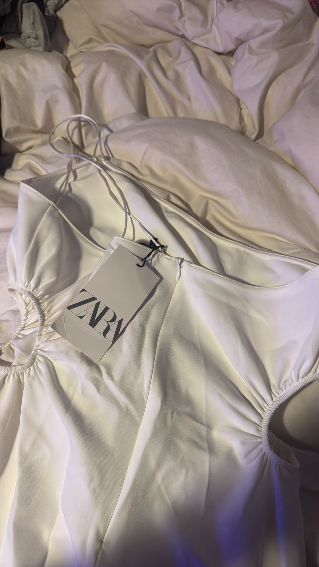 Zara White Dress