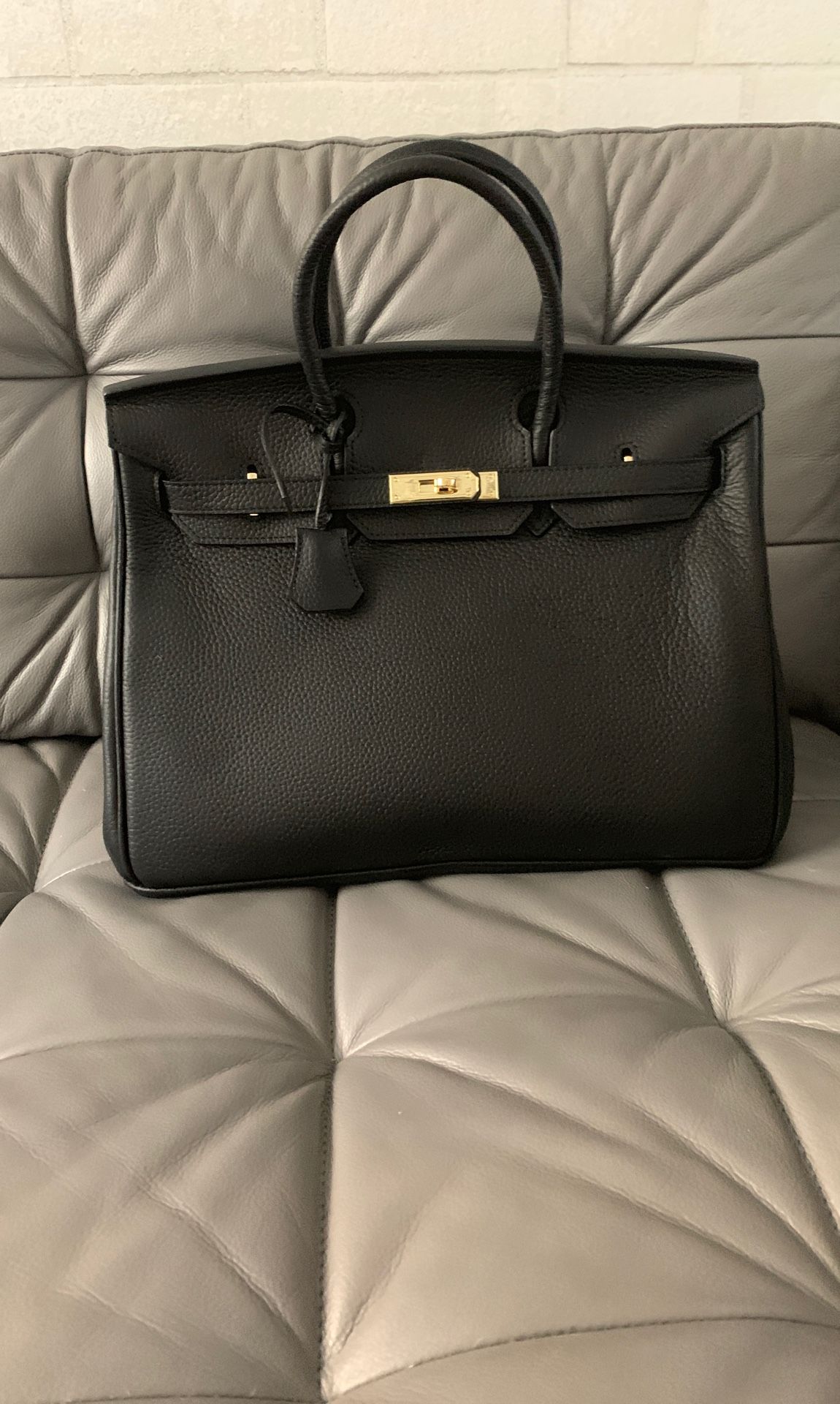 Black Hermès purse