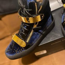 GIUSEPPE ZANOTTI -RAMSES - NAVY BLUE