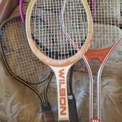 Tennis 🎾 Rackets And A racketball Racket 