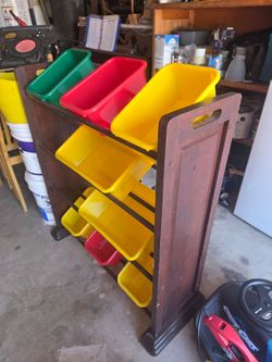 Toys boxes stand