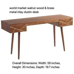 Mid-century modern style desk