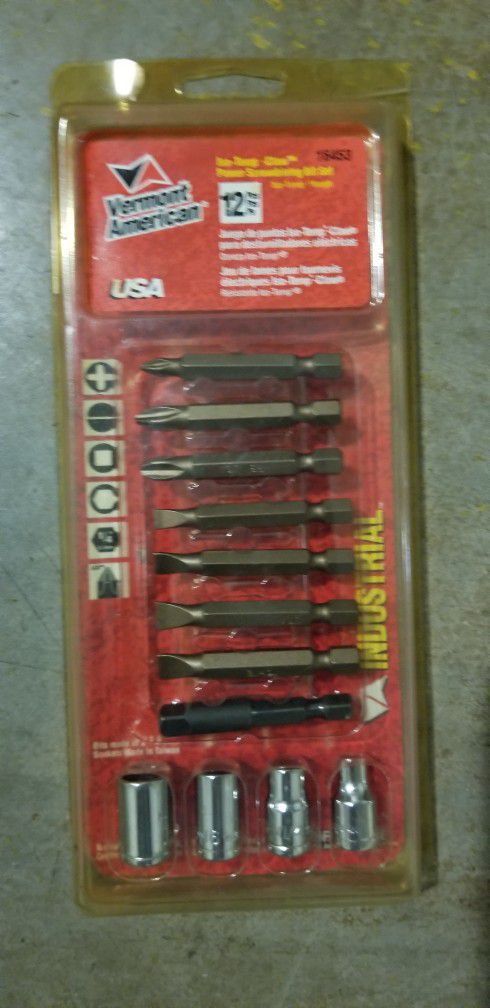 Clearing Storage: AS IS $20 New USA Vermont American 16453 Icebit Power Screwdriving Set
