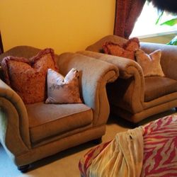 Armchairs and Sofa