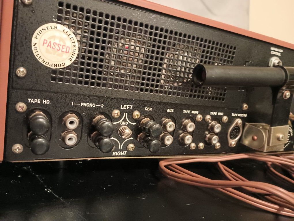 Vintage Pioneer Stereo Receiver Amplifier 1968 Minty Blows Fuses for