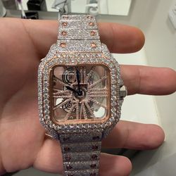 Cartier Santos skeleton