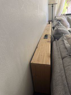 Custom Behind-the-Couch Console Table w/ Power & USB-Built To Fit