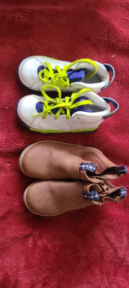 Jordan 6s (toddler [8c]) & Toddler Boots [8c] $20