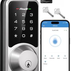 Zowill WiFi Smart Lock APP Control, Keyless Entry Door Lock  Touchscreen Keypads