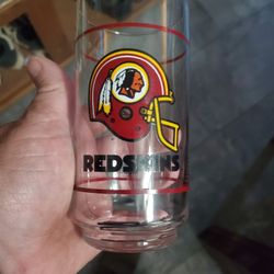 Vintage Washington Redskins Glass