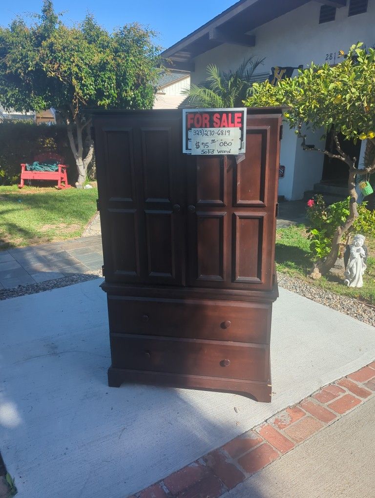 Solid Wood Armoire