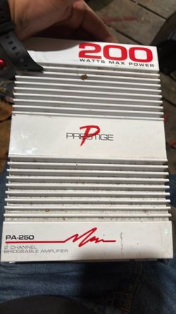 Prestige amplifier