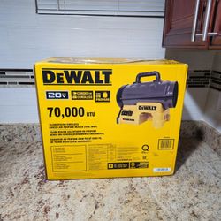 DEWALT 70000-BTU Outdoor Portable Forced Air Propane Heater
