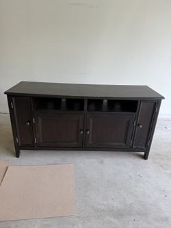 Black Wood Cabinet