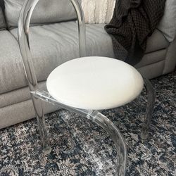 Acrylic Vanity Chair