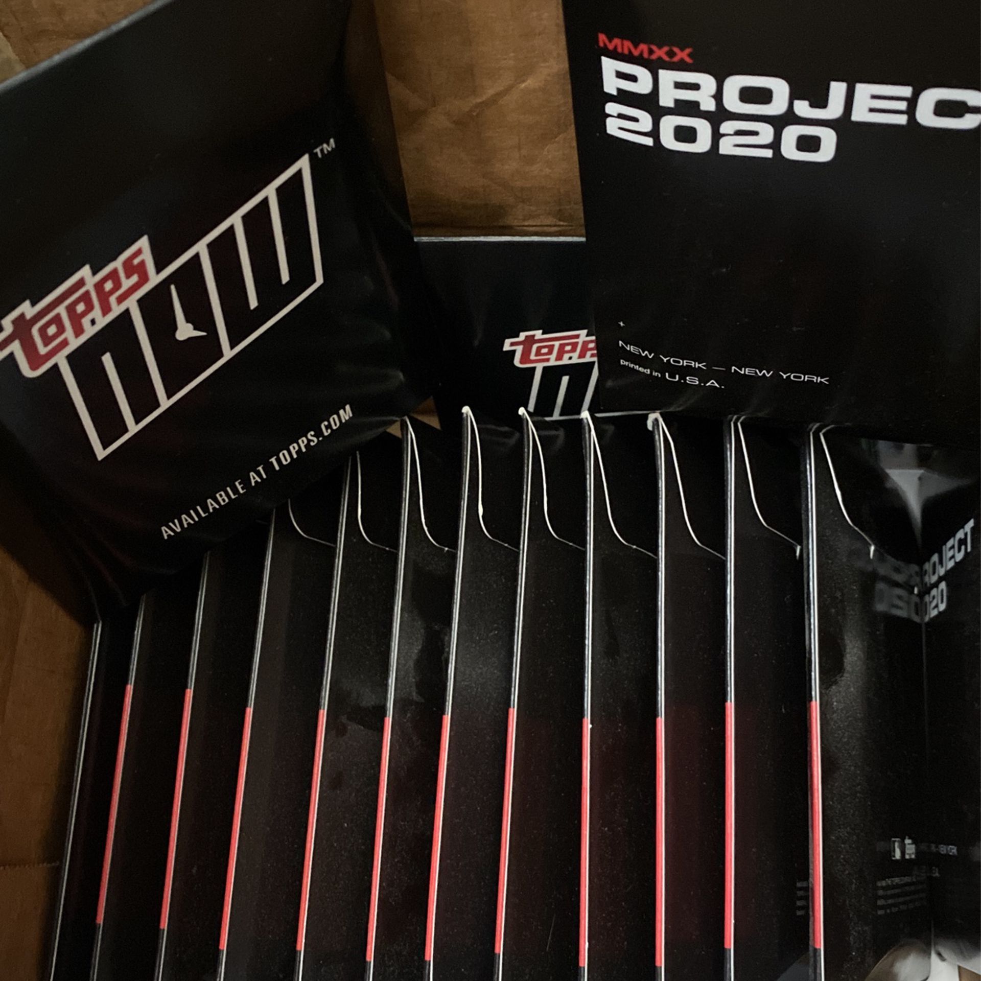 Project 2020 & Topps Now Baseball Cards 