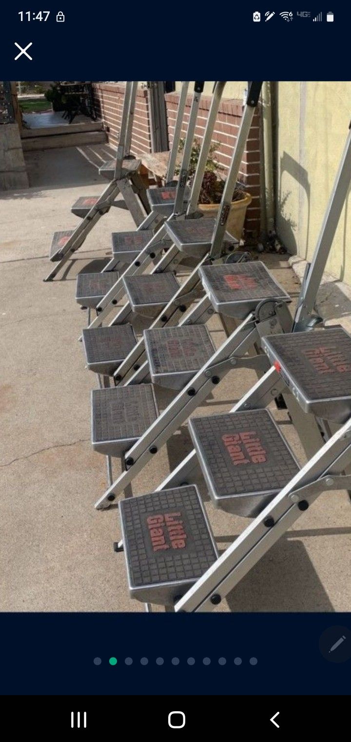 Little Giant Industrial Step Ladders 2 Step 3,and 4 Prices Last Picture