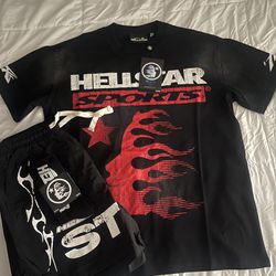 Hellstar Shirt & Shorts sz L new w Tags 
