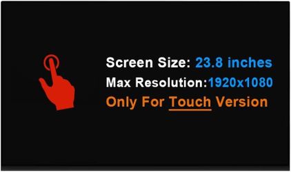 23.8 Replacement for Dell inspiron 5(contact info removed) All in One Series LCD #2313VY2