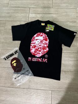 BAPE Pink Camo By Bathing Ape Tee Black Size S