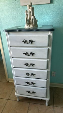 White dresser